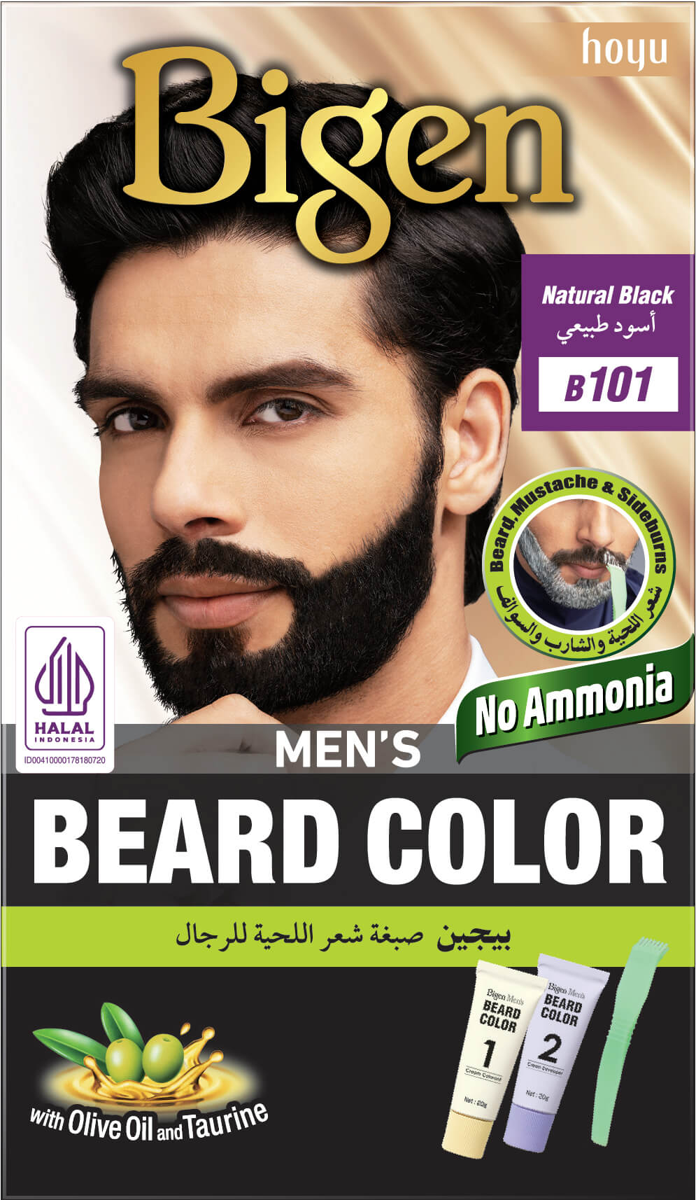 BIGEN Men's Beard Color